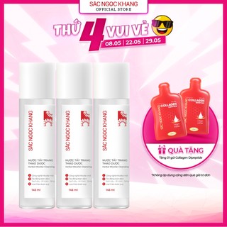 Combo 3 Nước Tẩy Trang Sắc Ngọc Khang 145ml ( Tổng 435ml )