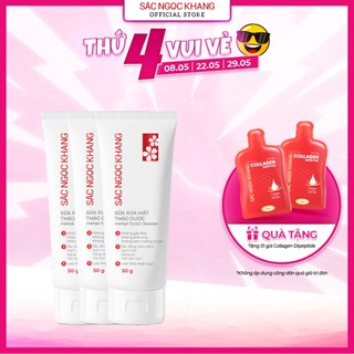 Combo 3 Sữa Rửa Mặt Sắc Ngọc Khang 50g ( Tổng 150g )