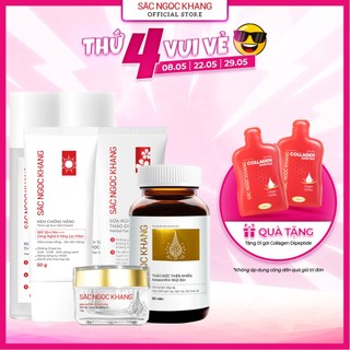Bộ dưỡng da SẮC NGỌC KHANG giảm nám 