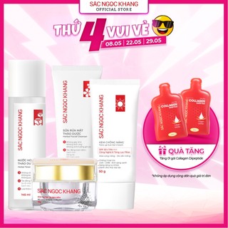 Combo dưỡng sâu & bảo vệ da Sắc Ngọc Khang 4 món 