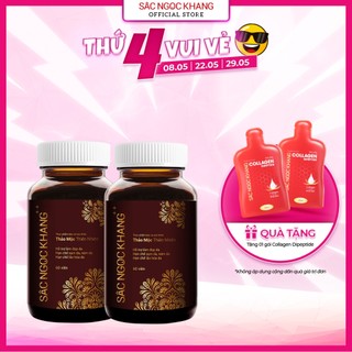 Combo 2 Viên Uống SẮC NGỌC KHANG ++ giúp trẻ hóa làn da và hổ trợ giảm nám, sạm tàn nhan hiệu quả 