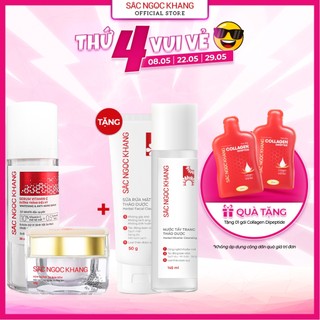 Bộ đôi cấp ẩm dưỡng trắng da Sắc Ngọc Khang 2 món 