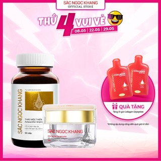 Bộ đôi kết hợp giảm nám Sắc Ngọc Khang 