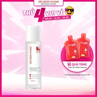 Nước Tẩy Trang Sắc Ngọc Khang 145ml chiết xuất thảo dược thiên nhiên giúp tẩy trang, làm sạch sâu & ngừa mụn