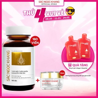 Viên Uống Đẹp Da - Chống Lão Hóa - Giảm Nám Sạm Tàn Nhang Sắc Ngọc Khang Vi Tảo Lục 