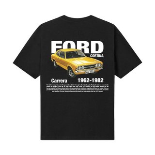 Áo Thun In Hình Xe Hơi  FORD CAR  vàng Unisex Local Brand LOLACO Chính Hãng