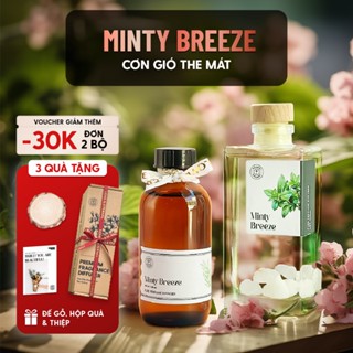 Tinh Dầu Thơm Phòng Khuếch Tán Cắm Que Hương Bạc Hà Minty Breeze HENY GARDEN