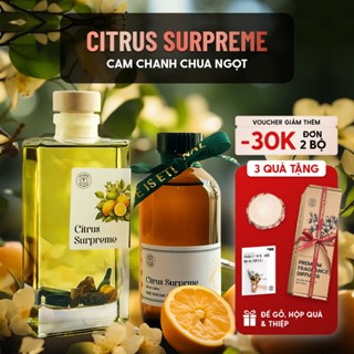 Tinh Dầu Thơm Phòng Khuếch Tán Cắm Que Hương Cam Chanh Citrus Supreme HENY GARDEN