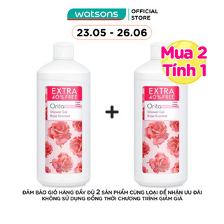 Gel Tắm Orita Hương Hoa Hồng Shower Gel Rose Scented 1400ml