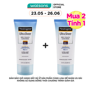 Kem Chống Nắng Neutrogena Ultra Sheer Dry Touch Khô Thoáng SPF 50 PA+++ 88ml