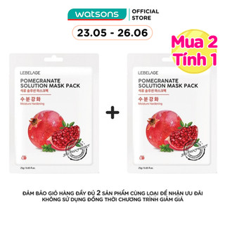 Mặt Nạ Lebelage Pomegranate Solution Mask Pack Moisture Hardening Chiết Xuất Từ Lựu 25g