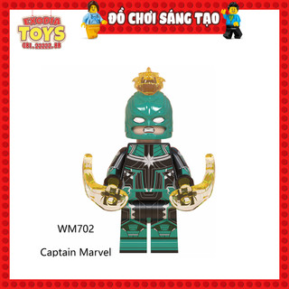Xếp hình Minifigure Marvel Avengers Endgame Siêu anh hùng Captain Marvel - Đồ Chơi Lắp Ghép Sáng Tạo - WM6061