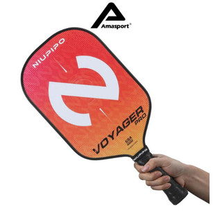 Vợt Pickleball AMASPORT NIUPIPO VOYAGER PRO mặt vợt carbon than chì bền cho độ ổn định khi chơi