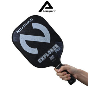 Vợt Pickleball AMASPORT TNIUPIPO EXPLORER PRO mặt vợt carbon than chì bền cho độ ổn định khi chơi