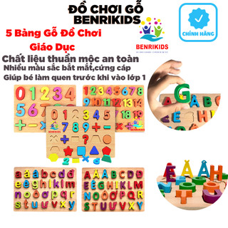 Bảng Xếp Chữ Cái, Số Đếm 3D Benrikids Cho Bé Từ 2-4 Dễ Dàng Học Tập_Nhiều Mẫu Lựa Chọn Theo Phân Loại