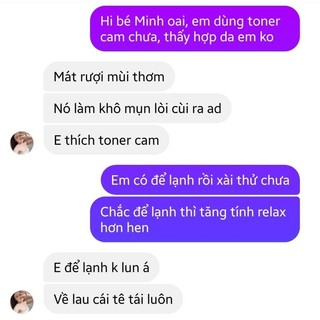 TONER TƯƠI VỎ CAM (DÀNH CHO DA KHÔ SẠM)
