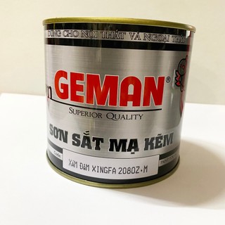 Sơn sắt mạ kẽm GEMAN màu Xám Xingfa