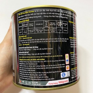 Sơn sắt mạ kẽm GEMAN màu Xám Xingfa