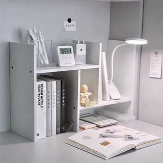 Kệ sách gỗ đựng đồ mini lắp ghép để bàn học
