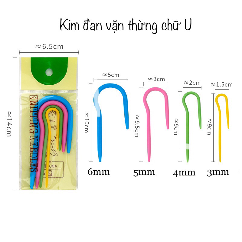 Kim vặn thừng Knitting Needles