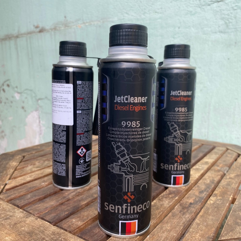 Chai súc béc dầu động cơ diesel Senfineco 9985 Đức 300ml vệ sinh kim phun, vệ sinh buồng đốt máy dầu