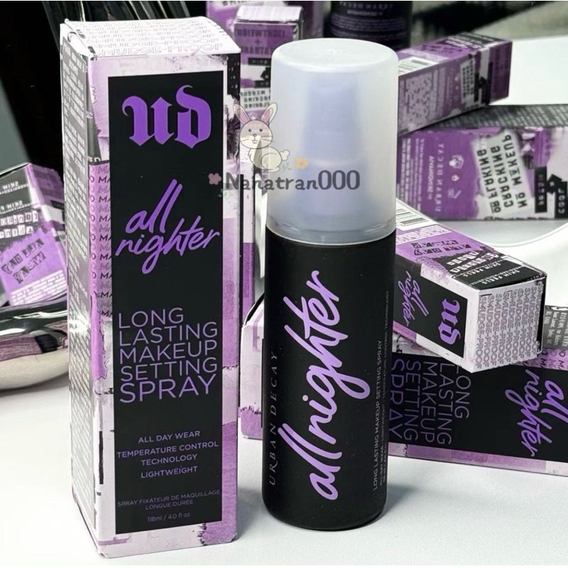  Xịt khoá nền URBAN DECAY Makeup Setting Spray Chiin Beauty 118ml  spa  