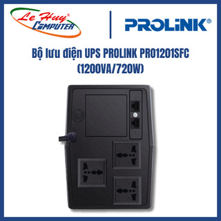 Bộ lưu điện UPS PROLINK PRO1201SFC (1200VA/720W)
