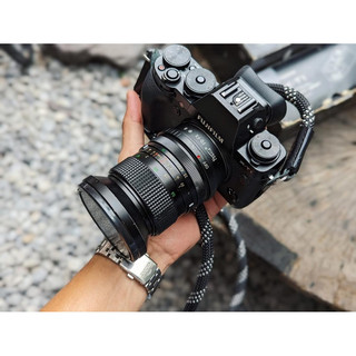 Dây đeo máy ảnh Paracord phối da, strap camera