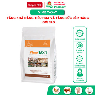 Vemedim Vime TAX-T thức ăn bổ sung acid hữu cơ, Beta-glucan cho gia súc, gia cầm, gói 1kg