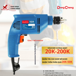Máy khoan bắn vít khoan sắt khoan gỗ cầm tay DongCheng DJZ10A