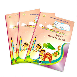 Bộ 3 vở hành trang cho bé vào lớp 1