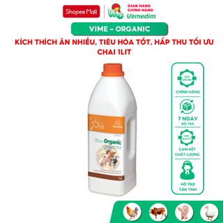 Vemedim Vime-Organic bổ sung axit hữu cơ cho gia súc, gia cầm, chai 1lit
