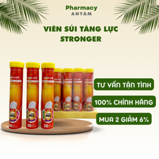 Viên Sủi Tăng Lực Giúp cơ thể tỉnh táo, giảm mệt mỏi, tăng cường sức khoẻ Tuýp 20 Viên