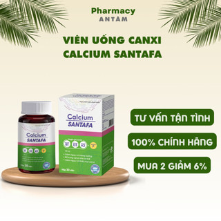 Viên Uống Canxi Giảm Ngừa Loãng Xương, Bổ Sung Canxi Cho Xương Chắc Khỏe Calcium SantafaHộp 30 Viên