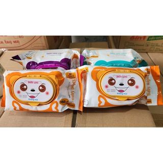 COMBO 5 GÓI KHĂN ƯỚT KHÔNG MÙI