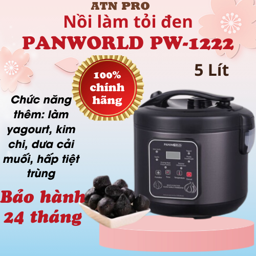 Nồi làm tỏi đen Panworld PW-1222, máy làm tỏi đen thương hiệu Thái Lan, bảo hành 24 tháng - ATN PRO