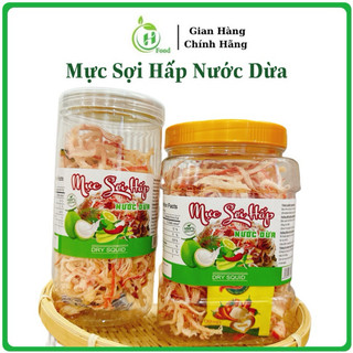 500g Mực khô hấp nước dừa xé sợi, Mực sợi dừa