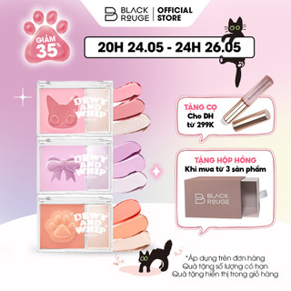 Má Hồng Kem Kèm Highlight Black Rouge Dewy Whip Cheek And Beam 75.1g