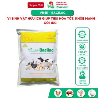 Vemedim Vime-Bacilac - Dinh dưỡng giúp vật nuôi tăng trọng nhanh, tiêu hóa tốt, gói 1kg