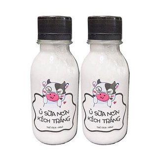 Ủ sữa non kích trắng con bò loại 100ml , sữa kích trắng, tắm trắng, dưỡng da trắng hồng
