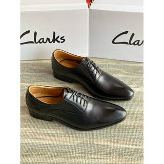 Giày tây đen trơn classic cổ điển