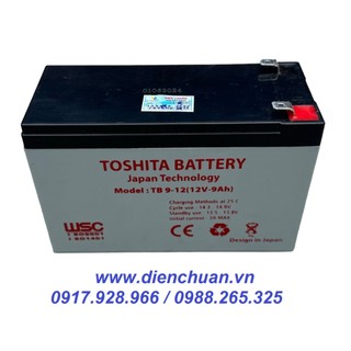 Ắc quy toshita 12v-9ah - siêu khuyến mại ắc quy khô 12v 9ah