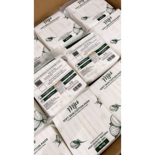 Bông tẩy trang miju vuông cotton pads 180 miếng hàn quốc