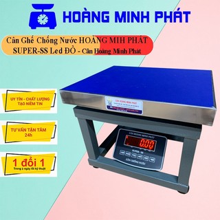 Cân Ghế Điện Tử Chống Nước - Cân 100kg 150kg 200kg 300kg 500kg 60kg SUPER-SS Led Đỏ