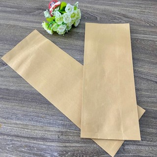 Túi 4 cạnh giấy kraft đựng cafe, thực phẩm các loại giá rẻ, chất lượng | số lượng: 1kg