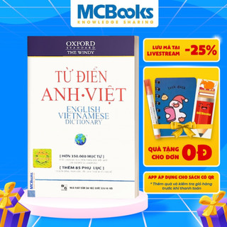 Sách - Từ Điển Anh - Việt Bìa Mềm - Trắng