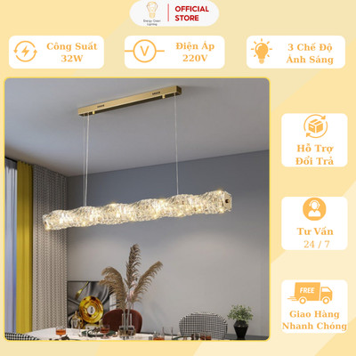 Đèn Thả Pha Lê Thủy Tinh Energy Green Lighting TBD-841 (80cm) - Trang Trí Phòng Khách / Phòng Bếp