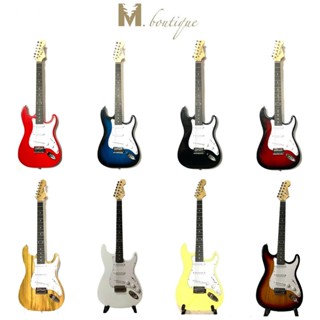 Đàn Guitar Điện Stratocaster Đủ Màu Kèm Cần Nhúng Dây Line