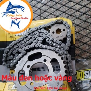 Honda Wave / Future Bộ Nhông Dĩa Nhật 14T - 36T và Sên Nhật 428 9Ly Chính Hãng -NSDcho wave-dream-fu