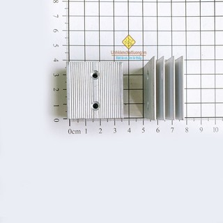 Combo 5 chiếc tản nhiệt nhôm 35x35x17mm cho diode cầu vuông KBPC
